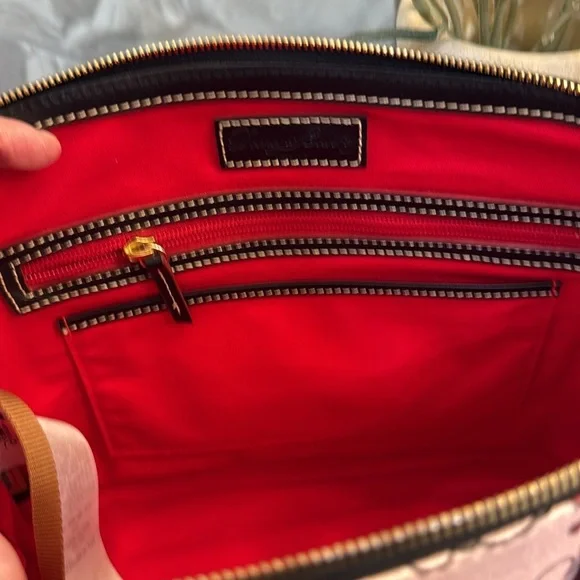 Dooney and Burke Disney Micky & Minnie Satchel, like new. FREE GIFT W/ purchase - Picture 10 of 14